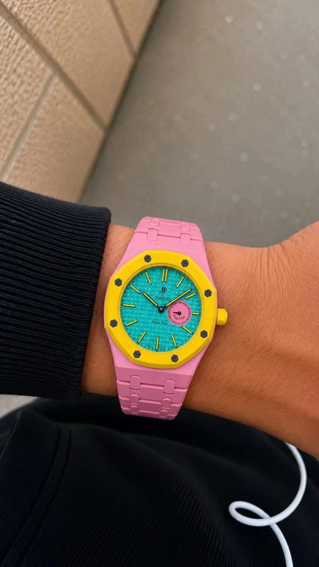 Bracelet Swatch Royal Pop Otg Roz