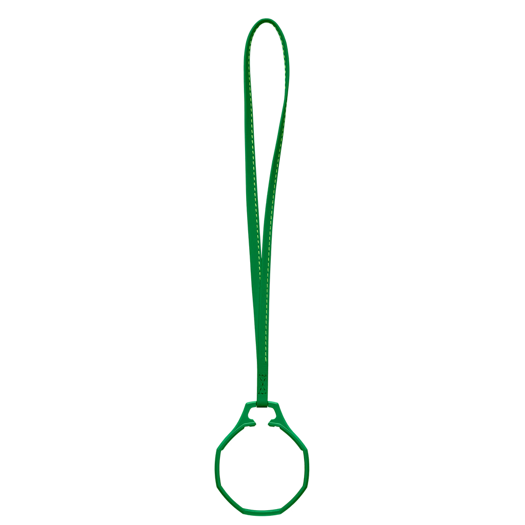 ROYAL POP / HUIT VERT PORTE-CORDON EN CUIR
