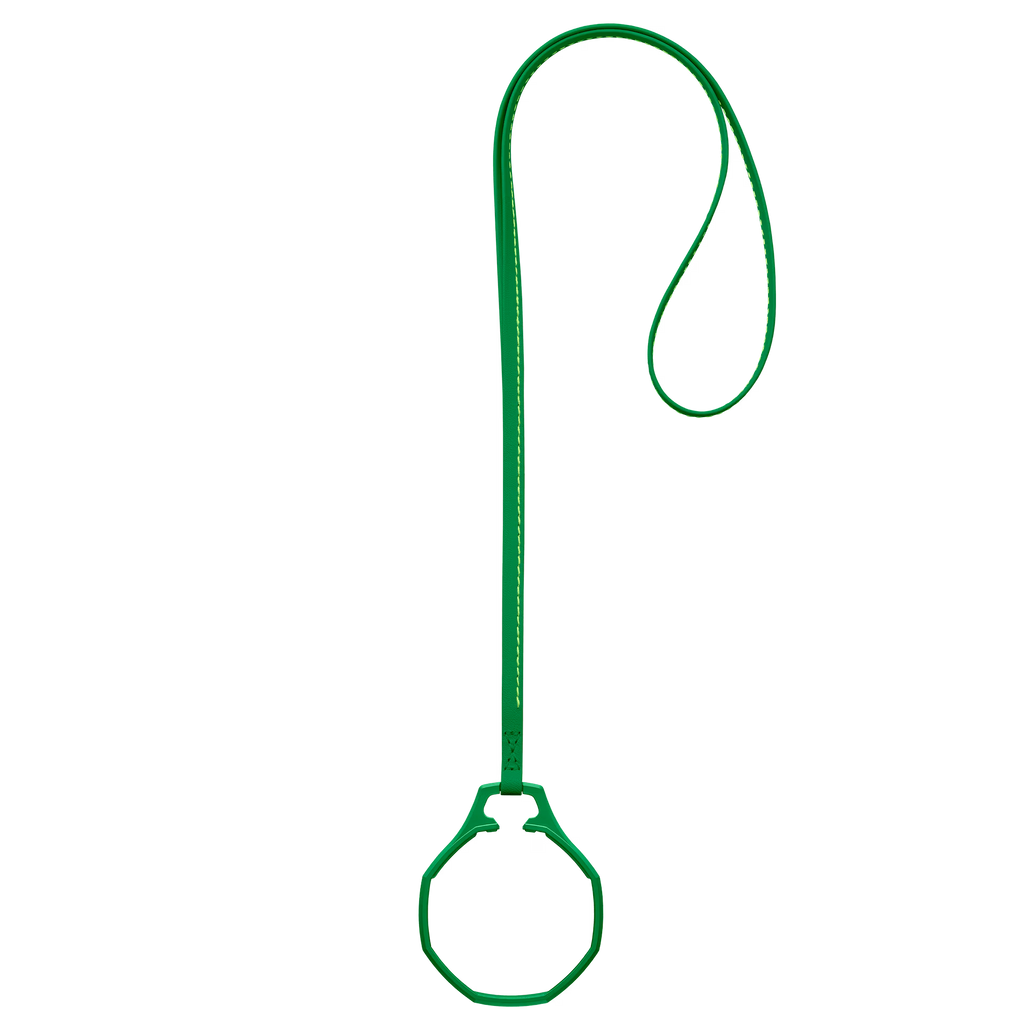 ROYAL POP / HUIT VERT PORTE-CORDON EN CUIR