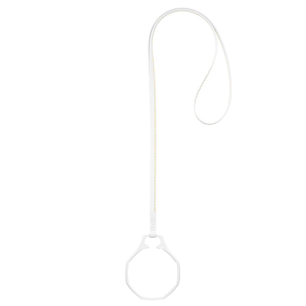 ROYAL POP / CORDE EN CUIR HUIT BLANC