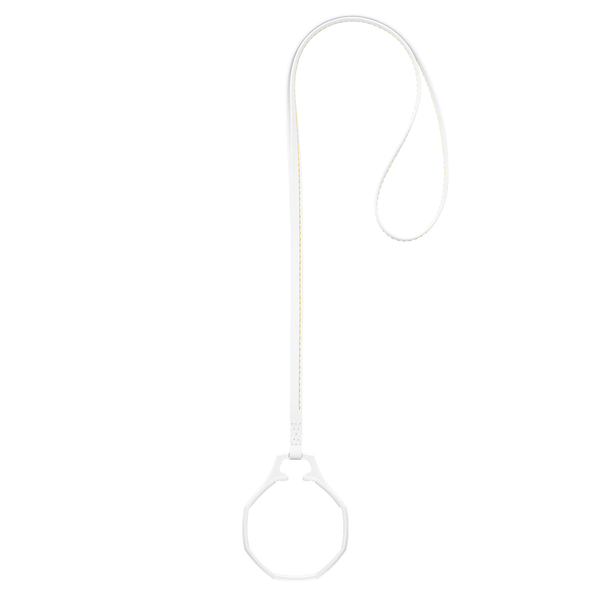 ROYAL POP / CORDE EN CUIR HUIT BLANC