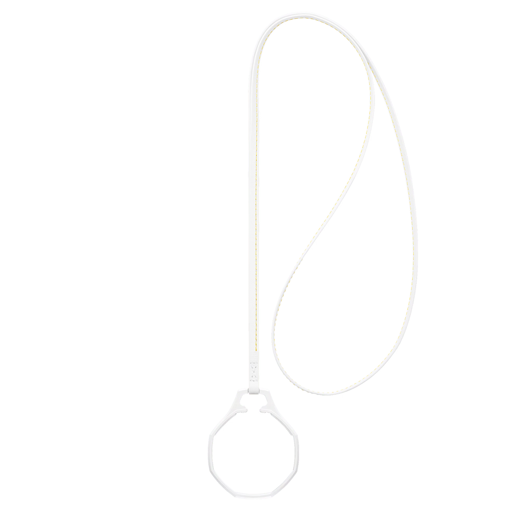 ROYAL POP / CORDE EN CUIR HUIT BLANC